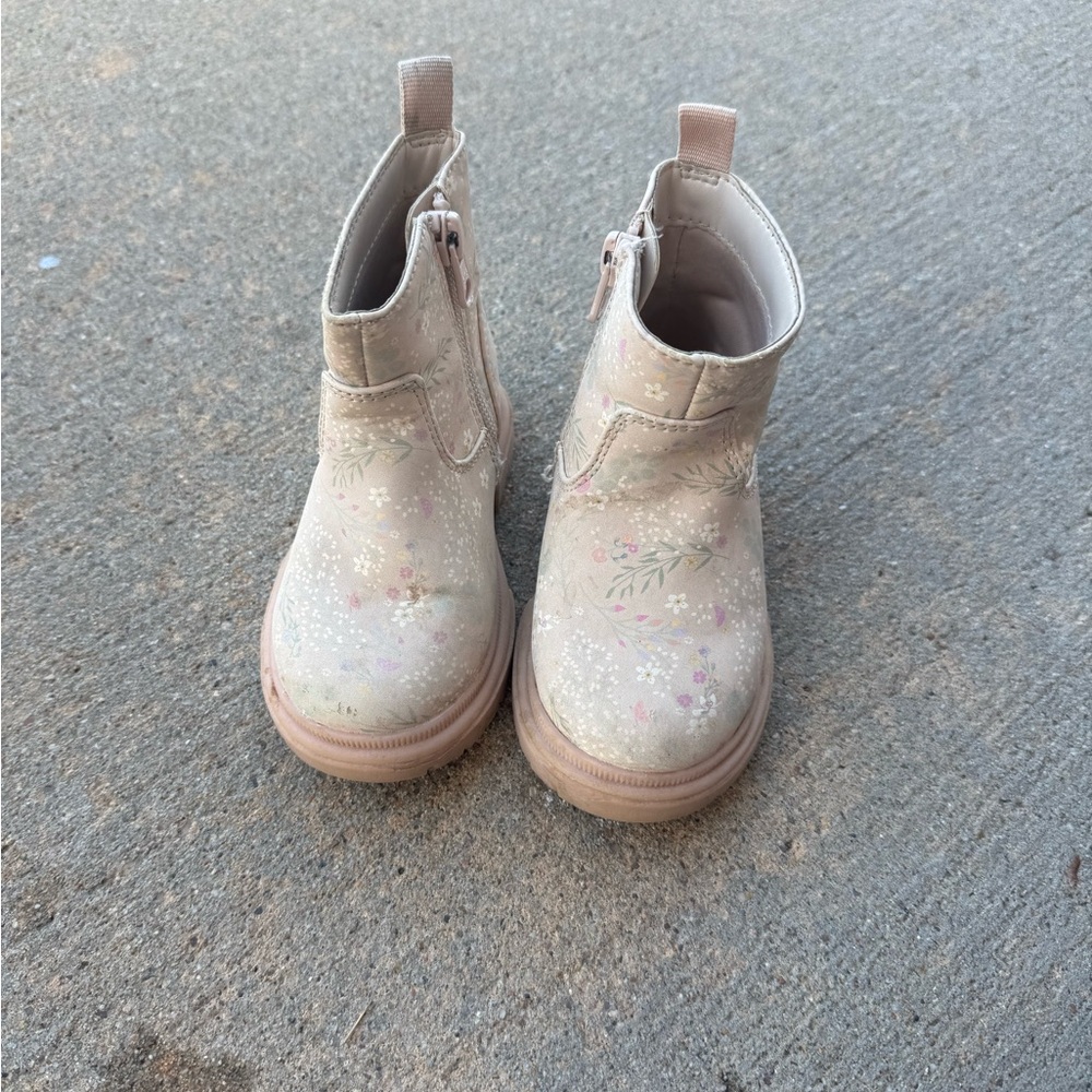 Floral Toddler Size 6 Boots